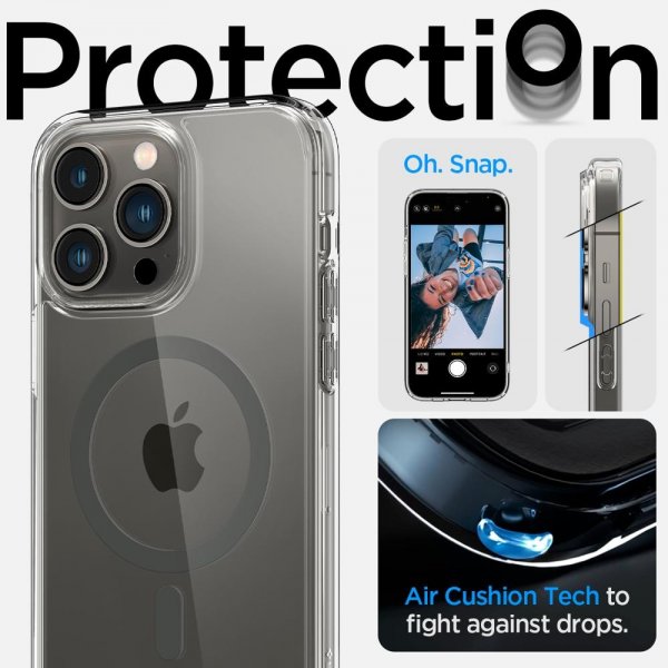 Spigen iPhone 14 Pro Skal Ultra Hybrid MagFit Graphite