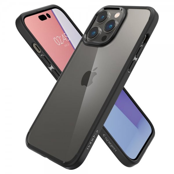 Spigen iPhone 14 Pro Skal Ultra Hybrid Matte Black