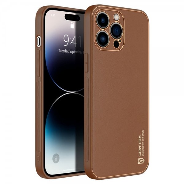 Dux Ducis iPhone 14 Pro Skal YOLO Series Brun