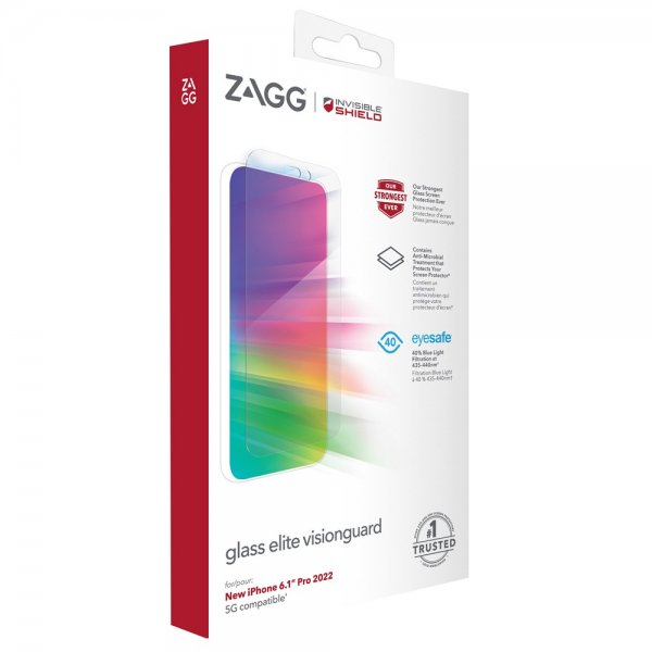ZAGG InvisibleShield iPhone 14 Pro Skärmskydd Glass Elite VisionGuard