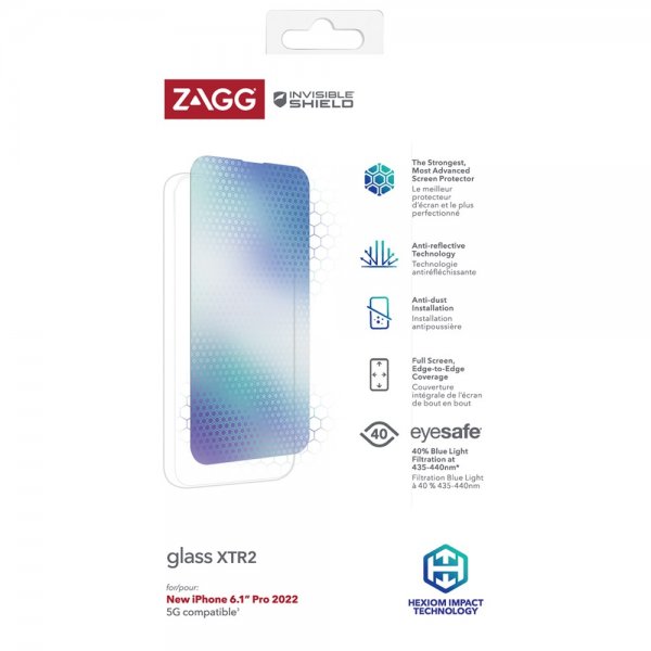 ZAGG InvisibleShield iPhone 14 Pro Skärmskydd Glass XTR2
