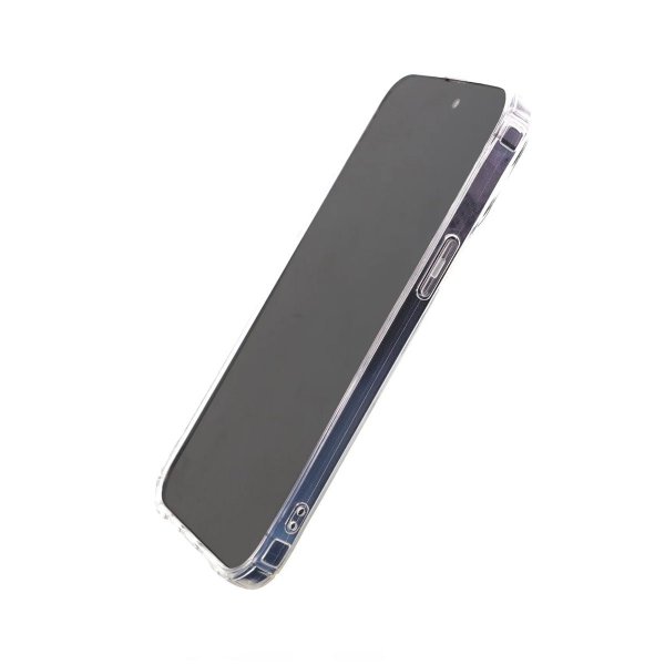 iPhone 14 Pro Skal Korthållare Stöttåligt Transparent