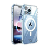 Rvelon iPhone 14 Pro Skal TPU MagSafe Transparent