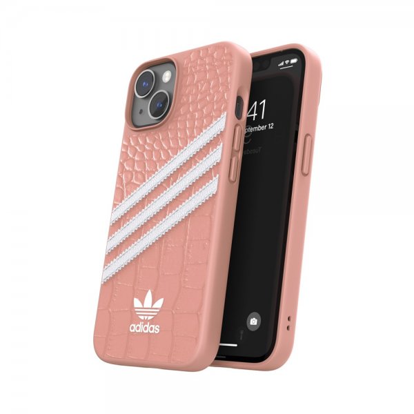 Adidas iPhone 14 Skal 3 Stripes Snap Case Alligator Pink