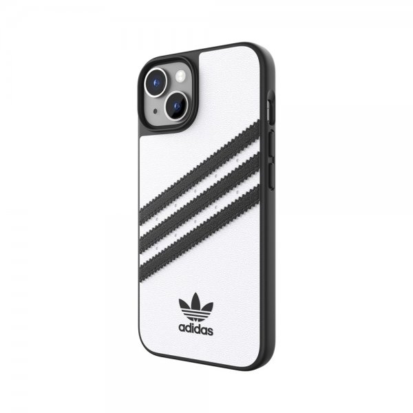 Adidas iPhone 14 Skal 3 Stripes Snap Case Vit Svart