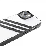 Adidas iPhone 14 Skal 3 Stripes Snap Case Vit Svart