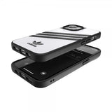 Adidas iPhone 14 Skal 3 Stripes Snap Case Vit Svart