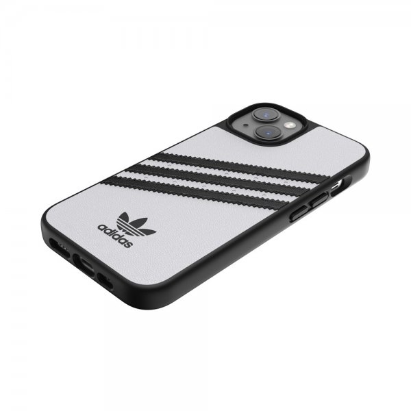 Adidas iPhone 14 Skal 3 Stripes Snap Case Vit Svart
