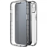 Black Rock iPhone 14 Skal 360° Real Glass Case Svart Klar