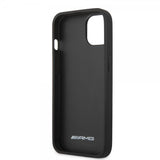 AMG iPhone 14 Skal Carbon Effect Stamped Logo Svart