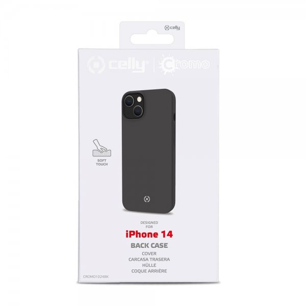 Celly iPhone 14 Skal CROMO Svart