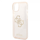 Guess iPhone 14 Skal Full Glitter Guld