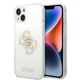 Guess iPhone 14 Skal Full Glitter Transparent
