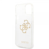 Guess iPhone 14 Skal Full Glitter Transparent