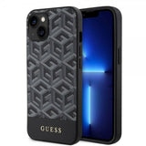 Guess iPhone 14 Skal G Cube MagSafe Svart