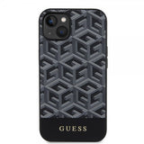 Guess iPhone 14 Skal G Cube MagSafe Svart