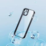 Baseus iPhone 14 Skal Glitter Series Svart