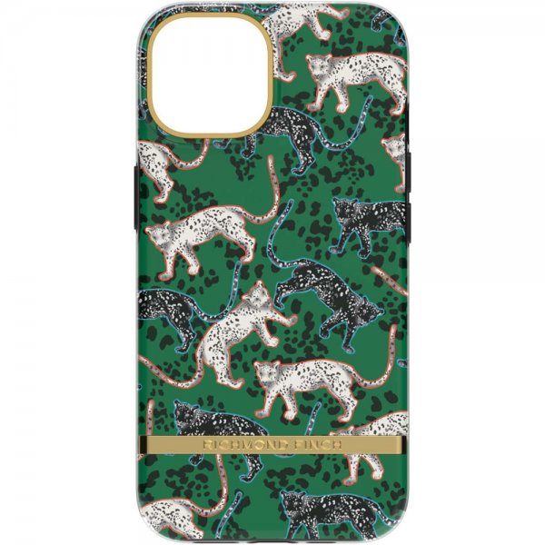 Richmond & Finch iPhone 14 Skal Green Leopard