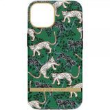 Richmond & Finch iPhone 14 Skal Green Leopard
