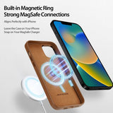 Dux Ducis iPhone 14 Skal Grit Series MagSafe Brun