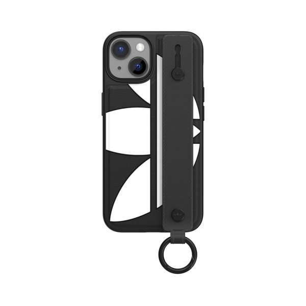 Adidas iPhone 14 Skal Handstrap Case Svart Vit