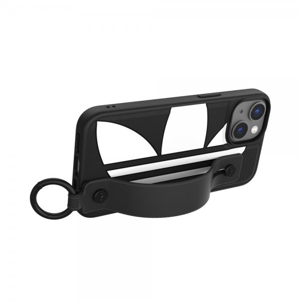 Adidas iPhone 14 Skal Handstrap Case Svart Vit