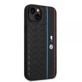 BMW iPhone 14 Skal Hexagonal Pattern Svart