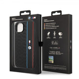 BMW iPhone 14 Skal Hexagonal Pattern Svart