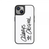 Adidas iPhone 14 Skal Inlay Embroidery Case Vit Svart