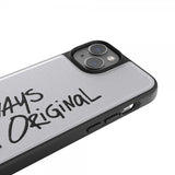 Adidas iPhone 14 Skal Inlay Embroidery Case Vit Svart