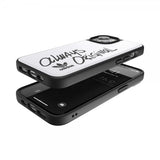 Adidas iPhone 14 Skal Inlay Embroidery Case Vit Svart