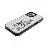 Adidas iPhone 14 Skal Inlay Embroidery Case Vit Svart