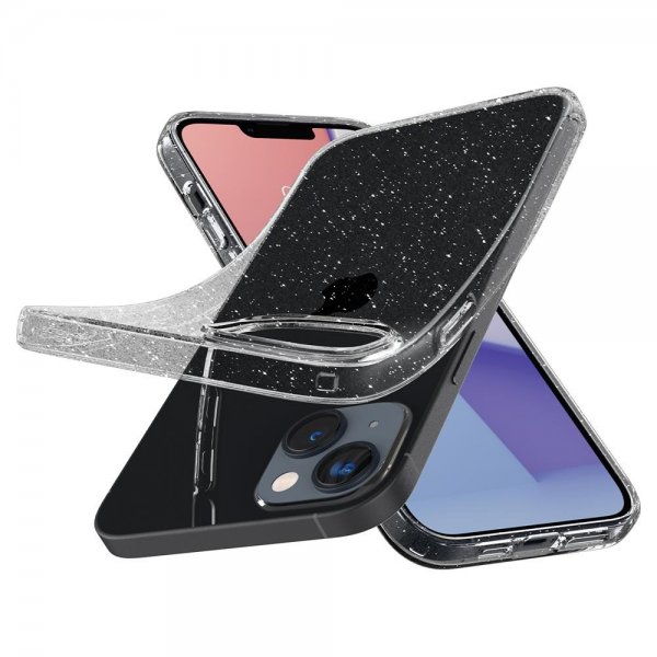 Spigen iPhone 14 Skal Liquid Crystal Glitter Crystal Quartz