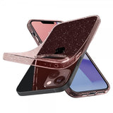 Spigen iPhone 14 Skal Liquid Crystal Glitter Rose Quartz