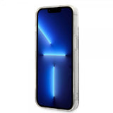 Karl Lagerfeld iPhone 14 Skal Liquid Glitter Monogram Svart