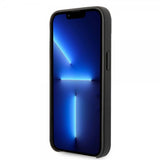 Karl Lagerfeld iPhone 14 Skal Logo Perforerad Svart