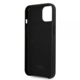 Karl Lagerfeld iPhone 14 Skal Logo Perforerad Svart