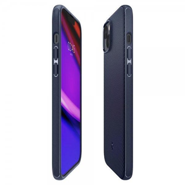 Spigen iPhone 14 Skal Mag Armor MagFit Navy Blue