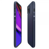 Spigen iPhone 14 Skal Mag Armor MagFit Navy Blue