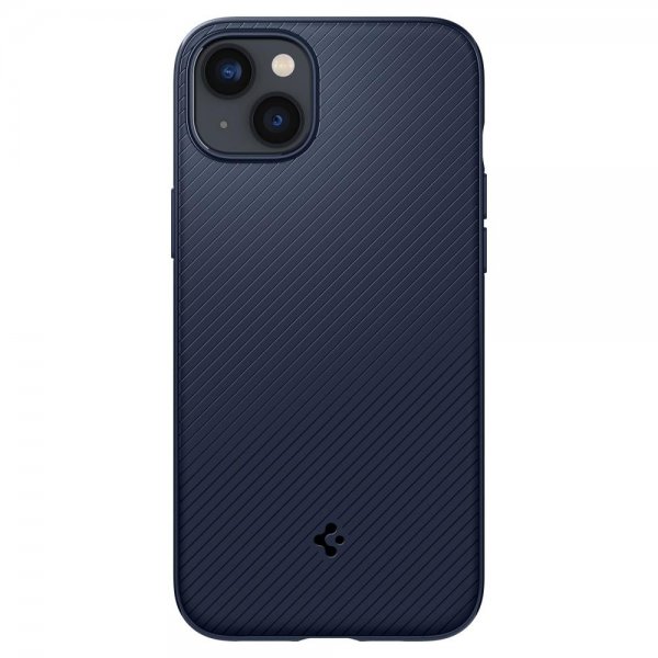 Spigen iPhone 14 Skal Mag Armor MagFit Navy Blue