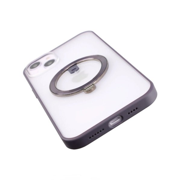 Rvelon iPhone 14 Skal MagSafe Ring Lila