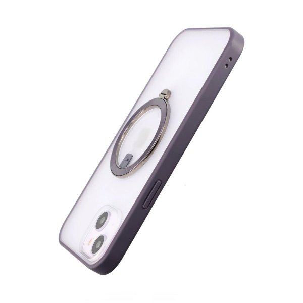 Rvelon iPhone 14 Skal MagSafe Ring Lila