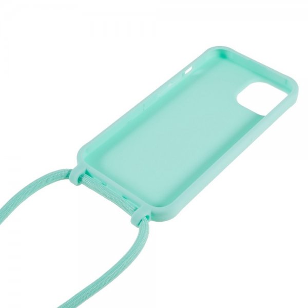 iPhone 14 Skal med Strap Grön