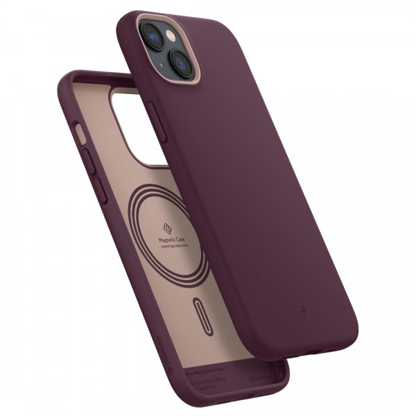 Caseology iPhone 14 Skal Nano Pop Mag Burgundy Bean