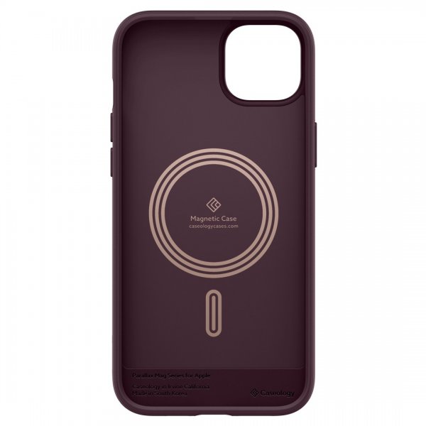 Caseology iPhone 14 Skal Parallax Mag Burgundy Bean