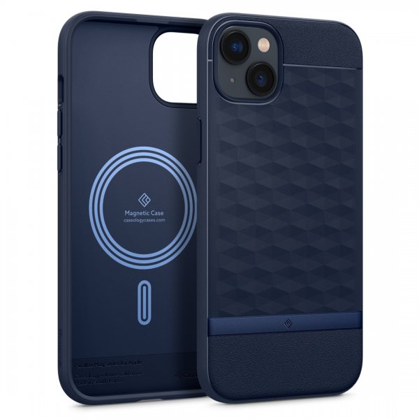 Caseology iPhone 14 Skal Parallax Mag Midnight Blue