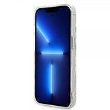 Guess iPhone 14 Skal Peony Glitter Vit