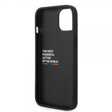 BMW iPhone 14 Skal Quilted Svart