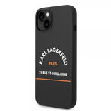 Karl Lagerfeld iPhone 14 Skal Rue St Guillaume Svart