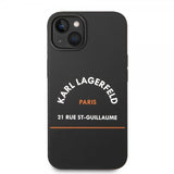 Karl Lagerfeld iPhone 14 Skal Rue St Guillaume Svart